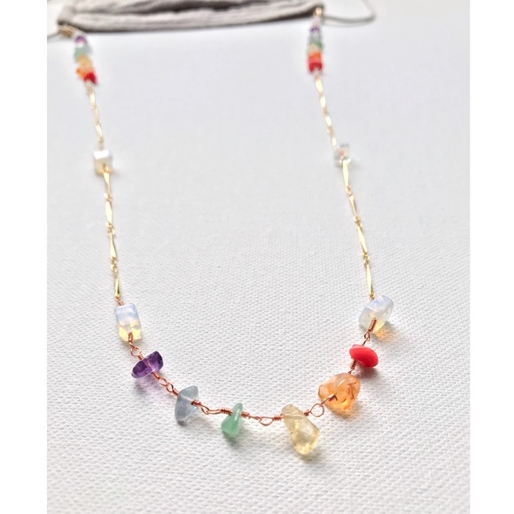 Rainbow 🌈 Mask Holder Chain Necklace